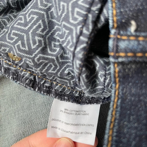 Tory Burch Dark Wash Low Rise Super Skinny Jeans 26 Women’s - Picture 14 of 15